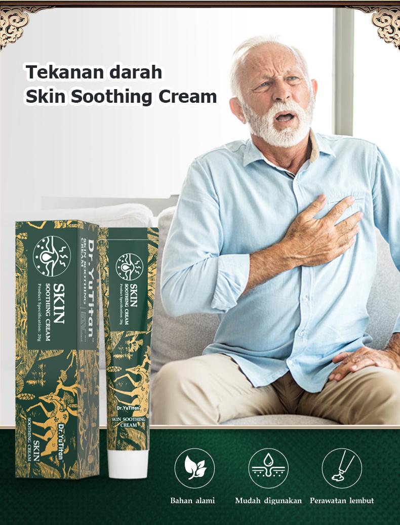 Dr.YuTitan Blood pressure Skin Soothing Cream Blood pressure increases Dizziness headache Heart rate and tinnitus Massage cream