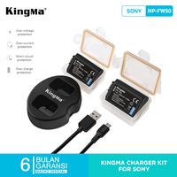 Gambar KINGMA Battery Sony NP-FW50 2-Pack with Dual Charger - Non Lcd Display dari MACRO.id Kota Administrasi Jakarta Barat 3 Tokopedia