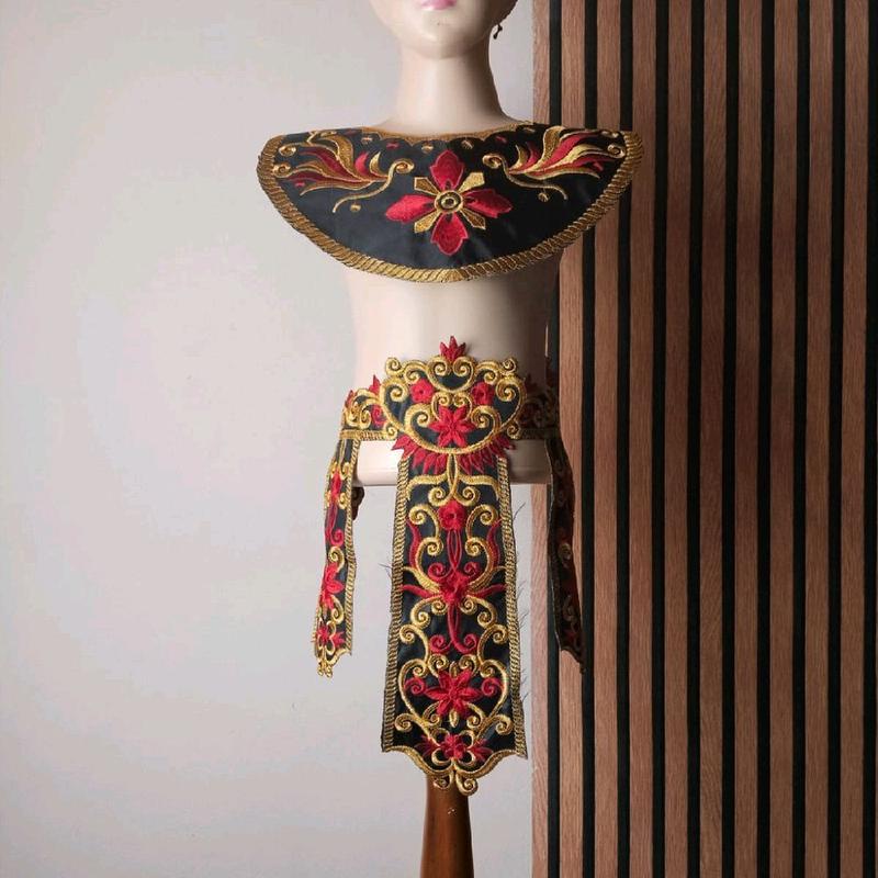 renda Bordir aksesoris kostum tari Wonderlaind Usia 4th-12th Fashion ...