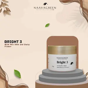 NAAVAGREEN Cream Pagi Bright 3 - Cream Pagi Mencerahkan Moisturizer - Perawatan Pencerah