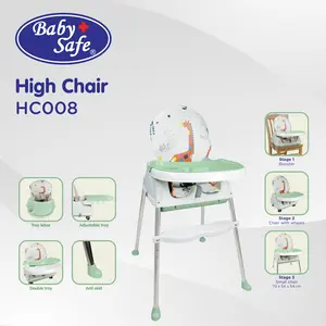 BabySafe - HC008 - Highchair | Kursi Bayi | Baby Chair