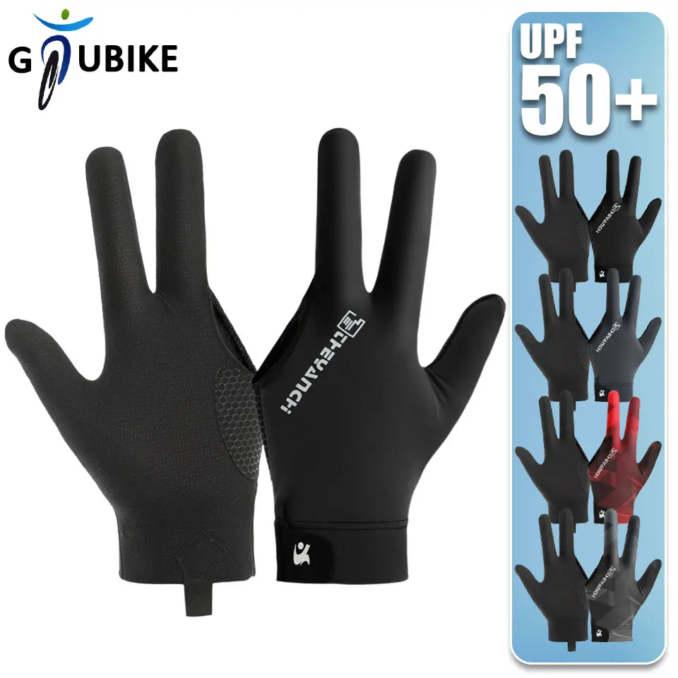 Găng Tay Thể Thao, GTUBIKE, Chuyên Nghiệp, Chống Trượt, Thoáng Khí, Chống Mài Mòn, Thích Hợp Cho Câu Cá, Cử Động Tay Trái, Hở 2 Ngón Tay, Găng Tay Bi-a, Thời Trang Nam Đeo Tay Chống Trơn Sport