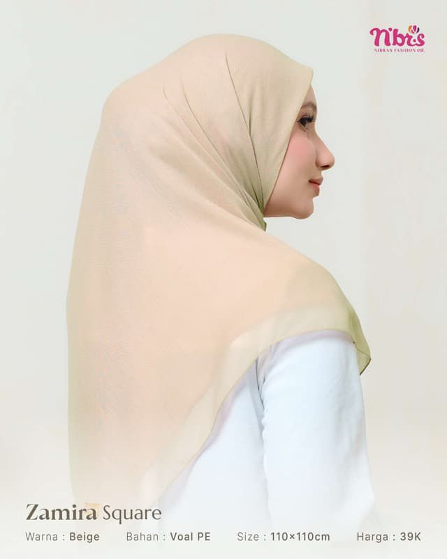 nibras hijab Zamira SQuare