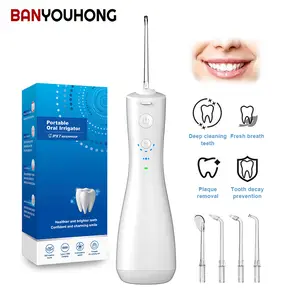 250ML Water Tank Smart Portable Oral Irrigator Charging Waterproof 6-speed  Dental Scaler Care Electric Water Flosser Set