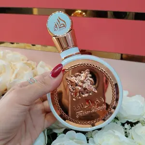 Fakhar Lattafa parfum Dubai Rose 100ml Wangi Mewah Tahan Lama Aroma Elegan untuk Tampilan Maksimal