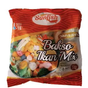 Sunfish Bakso ikan Mix Olahan ikan Campur 250gr Frozen Food 250gr ( Khusus Jawa Timur )