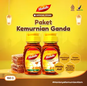Madudiz Honey RJ 150gr [2 BOTOL]– Madu Alami Jaga Daya Tahan Tubuh