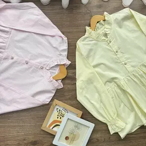 Savanna blouse wanita | blouse poplin | atasan wanita kancing gold