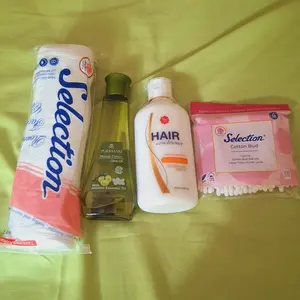 KAPAS SELECTION Facial Cotton (Round Oval Bulat / Tipis / Cotton Bud) – Kapas Wajah Lembut & Tebal, 100% Kapas Alami