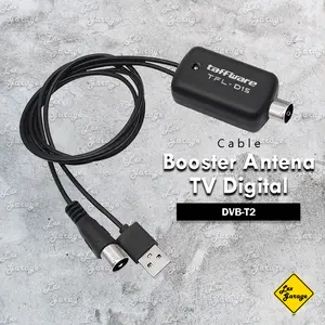 Booster Antena TV Digital taffware Penguat Sinyal TV Digital DVB-T2