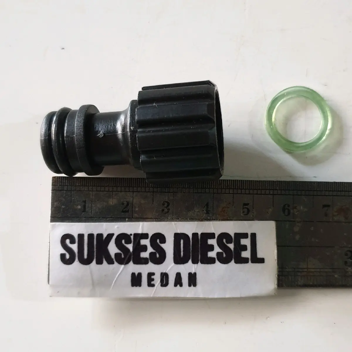 Konektor Pompa Air DC Nepel Soket Hitam 18mm