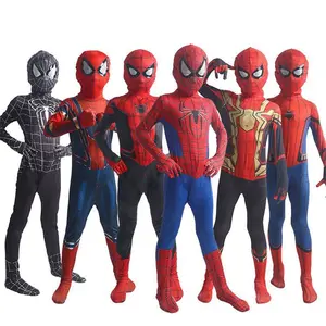 Kostum Anak Cosplay Spiderman Amazing Costume Party Anak Halloween Baju + Topeng