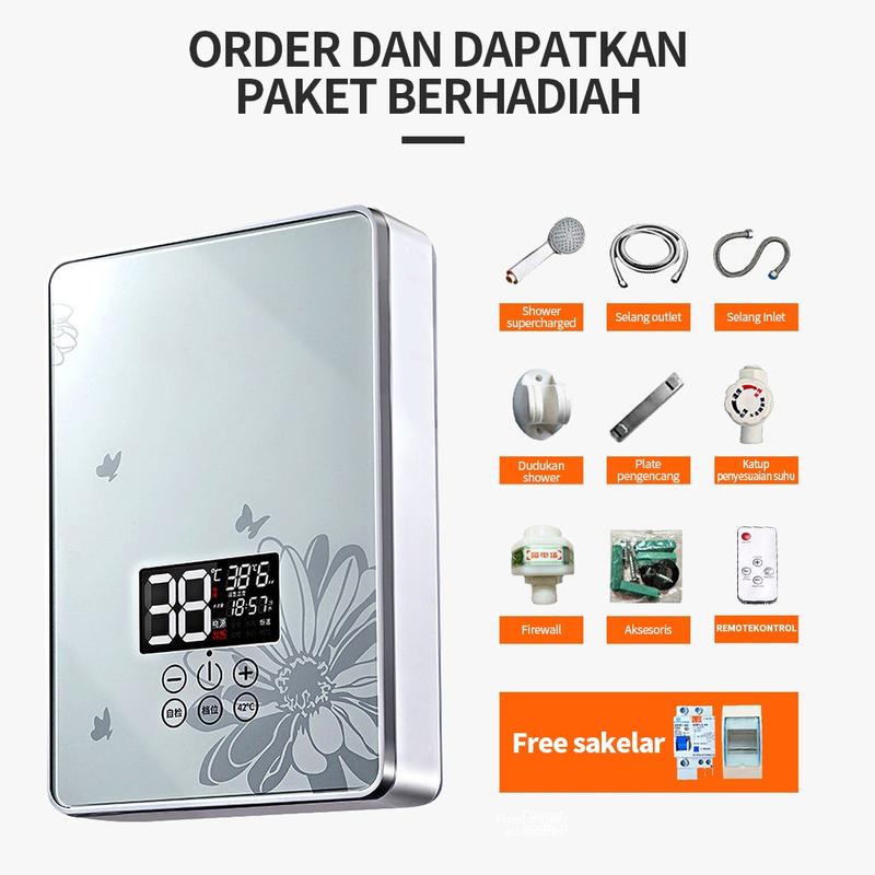 Product Introduction of Water heater / pemanas air listrik hemat energi untuk kamar mandi anda / pemanas air listrik instan-nikmati air hangat 26