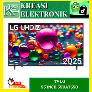 TV LG 55UA7550 SMART TV 55 INCH UHD 4K HDR 10 PRO AI ALPHA 7 GEN 8 55AU7550PSA AU7550