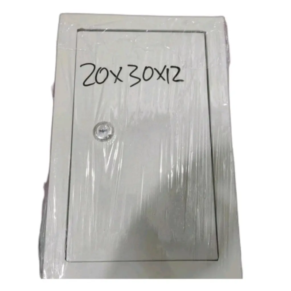 Box Panel Listrik Indoor 20x30x12 Tebal Plat 0.8mm Cat Bakar