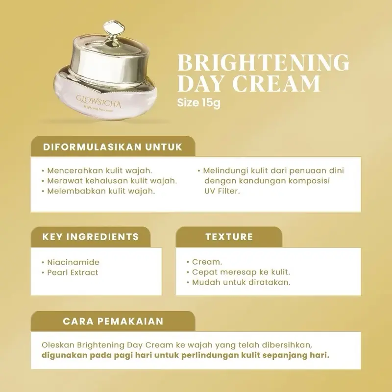 Glowsicha Day Cream l cream siang 1