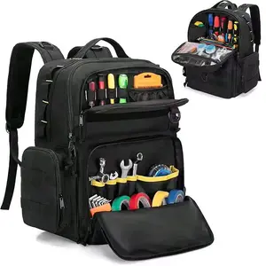 Tas Ransel Perkakas Multifungsi Tempat Peralatan Mekanik dan Tukang dengan Desain Organisasi Alat yang Praktis
