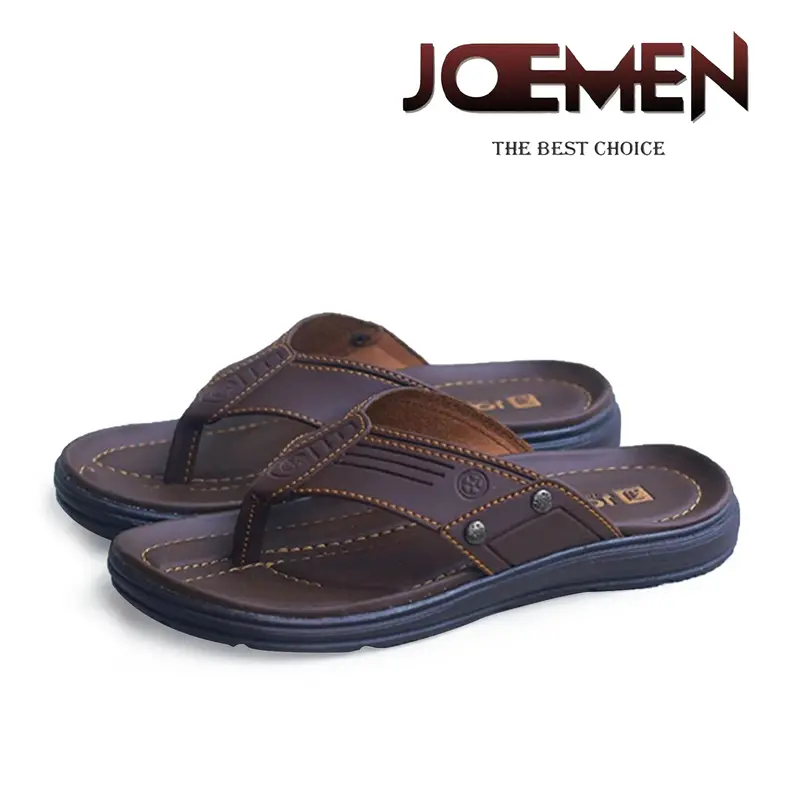 SANDAL KULIT ANTI PUTUS TERBARU 2025 Sendal Cowok S 20 Kasual Slop Selop Untuk Santai Kerja Laki Laki Casual Pria Sendal Kasual 0