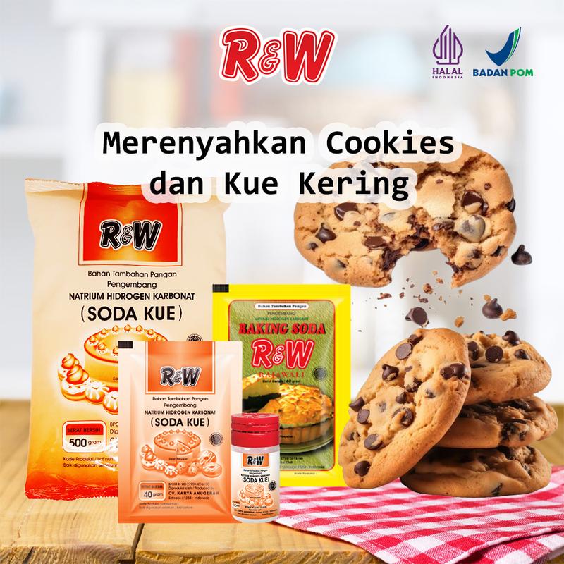 Product Introduction of Soda Kue Baking Soda Pengembang Kue Rajawali R&W RW 12 gr 13