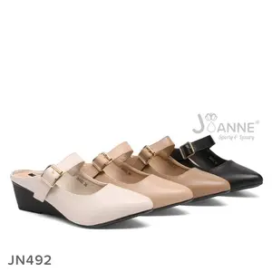 JOANNE Slop High Heels Shoes Sepatu Wanita JN492