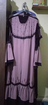 Product Review of ABAYA ELISA COUPLE MOM AND KIDS abaya hitam couple abaya turky gamis hitam abaya anak gamis couple abaya hitam Muslim Renda Mutiara Kombinasi Sifon Arab Ibu Umroh Syari Outer from U**💕 0