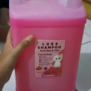 shampoo kucing dan anjing anti kutu dan jamur dan rontok netto 5 liter cairan tanpa air