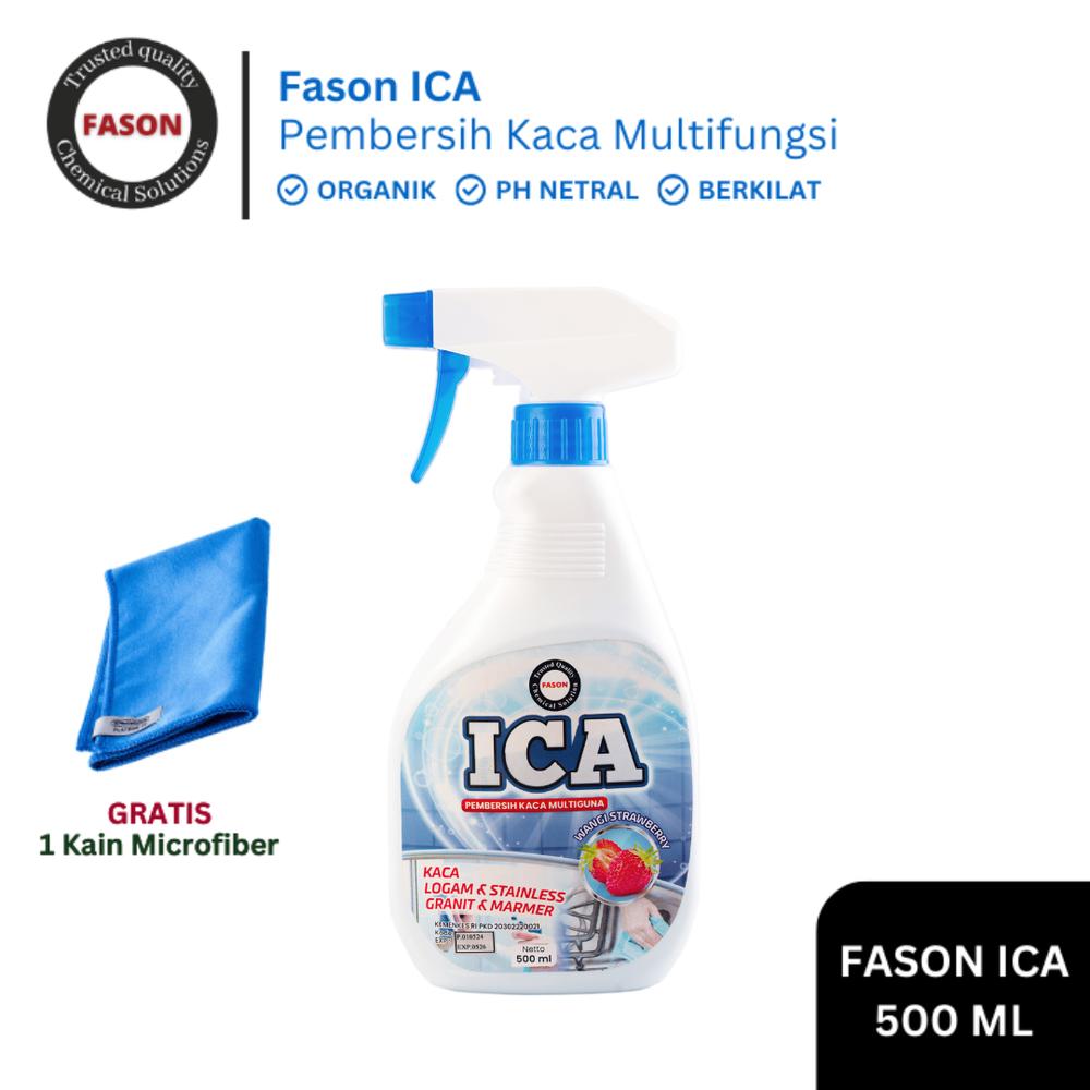Pembersih Kaca Serbaguna Fason ICA 500ml Organik