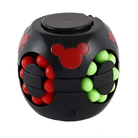 Mainan Anak Little Magic Bean Top / Magic bean cube, fingertip top, magic bean combination, round shape bisa COD Permainan Games Toys 3
