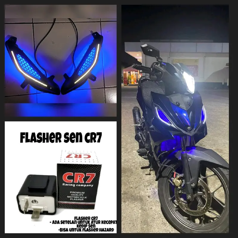 (Gratis Ongkir) Lampu Mata Gaban Honda Supra GTR 150 (Bonus Flahser) 1