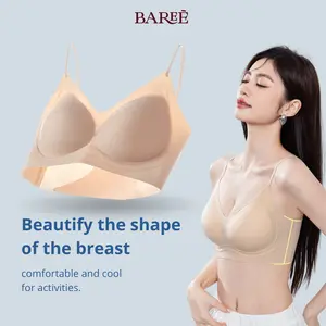 BAREÈ COOLZY 8862 Bra Wanita Wireless Seamless Tanpa Kawat Anti Nyemplak Katun Lembut Anti Bakterial Premium