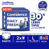Gambar Confidence Popok Celana Daily Fresh L 8s - Twinpack dari Confidence Indonesia Kota Tangerang 1 Tokopedia