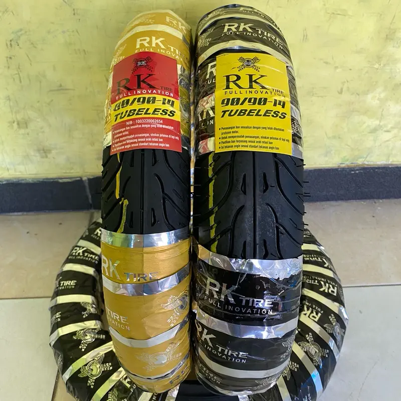 Sepasang Ban Tubles Motor Matic ring 14 Ukuran 80/90-14 dan 90/90-14 Cocok Untuk Beat Vario Mio Scoppy dll Accessories Motorcycle 5