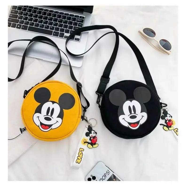 JTB-Tas Selempang Anak Perempuan Lucu Karakter Mickey Mouse Terbaru/Sling bag (Mickey Bulat) 1