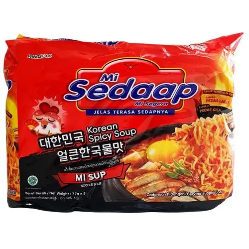 Mi Sedaap Korean Spicy Soup 77gx5