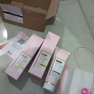 SKINVU WHITENING Glowing Set Bodycare - Body Scrub (Lulur Pemutih) & Lotion Booster (Serum Infused)