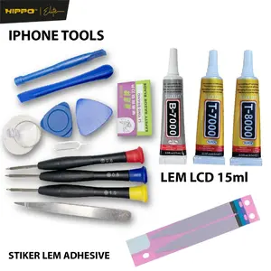 Hippo Repair Tools Obeng Set 11 in 1 For 1PHONE Set / Lem