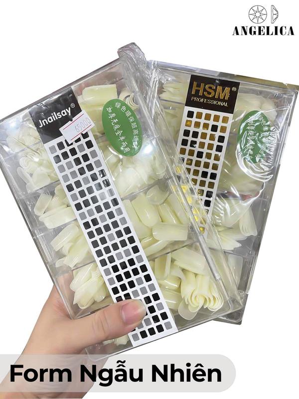 Hộp 500 Móng Úp HSM hàng chuẩn form chính hãng HSM Nữ nail  giả