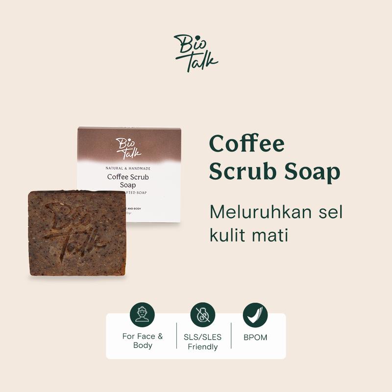 [SPECIAL PROMO] Biotalk Coffee Scrub Soap 0