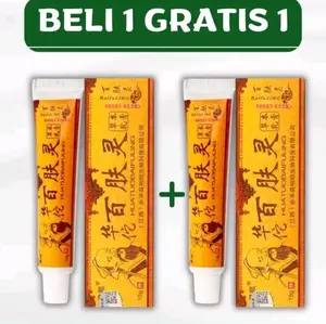 [ BELI 1 GRATIS 1 ] Cream / Salep Gatal Tradisional China Cap Orang Tua untuk Psoriasis  Eksim Jamur Kurap Panu Jerawat dan Alergi Kulit Original