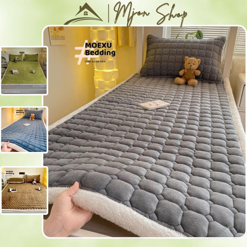 Thảm Nỉ Nhung Trải Giường Kí Túc Xá Thảm Văn Phòng Giữ Ấm Tốt Đủ kícḣ Thước