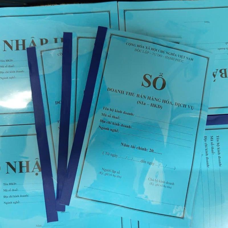 Sổ Ghi Chép Doanh Thu S1a-HKD - HKD cho Doanh Thu dưới 1 Tỷ