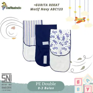 Daffasindo  6 Pcs Gurita Perekat Bayi Baru Lahir All Motif 0-6 bulan paket  bayi  baru  lahir
