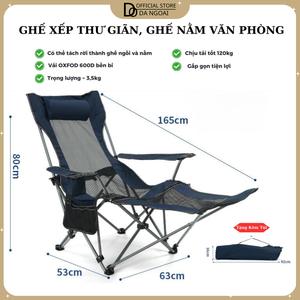 ghế camping gấp gọn Tmountain, Ghế Xếp Dã Ngoại Du Lịch Ngoài Trời Chịu Tải 150kg Gọn Nhẹ Bền Bỉ, Dễ Dàng Mang Đi