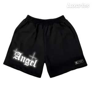 Luxurious - Boxer Reflektif Nyala Angel Hitam Boardshort  | Celana Pendek