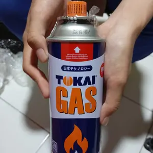 Tokai Tabung Gas Kompor Portable Kaleng Butane Portabel 235 Gram