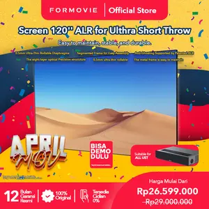 Layar Projector Screen Projector Fresnel Metal Frame ALR Screen 120 inch