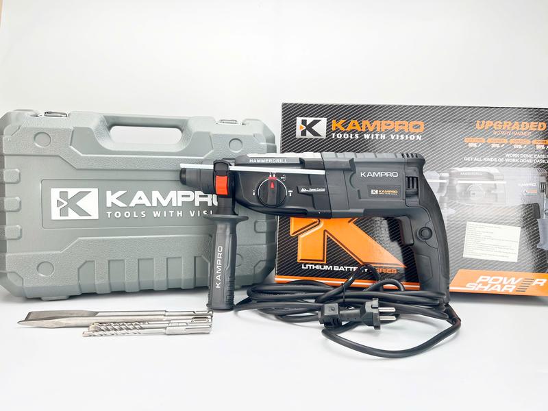    KAMPRO   Máy Khoan Đục Bê Tông 3 Chức Năng KAMPRO 2 - 28 Công suất 1300W  Ruột Đồng Máy Khỏe Chạy Êm Bền Bảo hành 6 tháng 