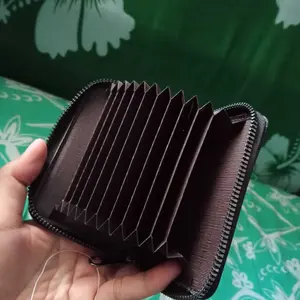 HOLO Dompet Kulit Pria Gaya Bisnis Kualitas Tinggi Dompet PU Klasik Dengan Slot Kartu