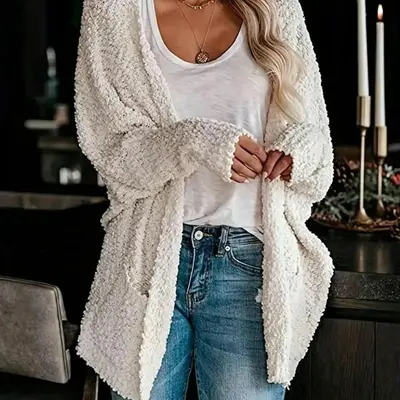 Selected Fuzzy Cardigan Amazon TikTok Shop