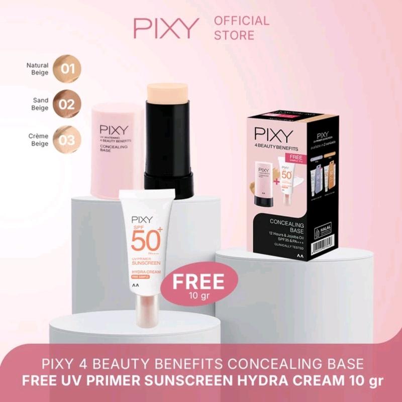 PIXY Concealing Base free Sunscreen - Concealer 0